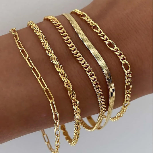 Ellis Renner Layered Bracelet Set