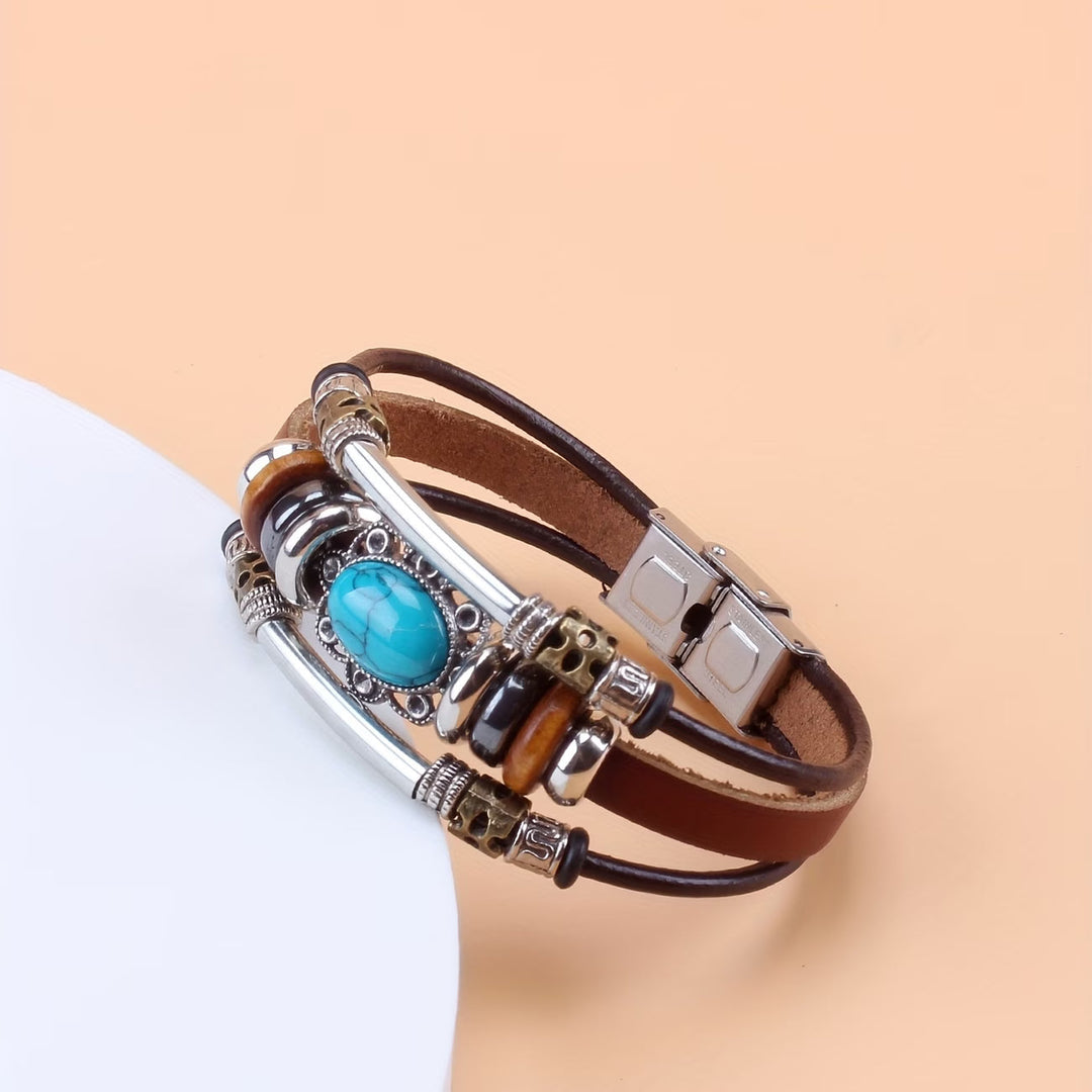 Vintage Turquoise Buckle Bracelet